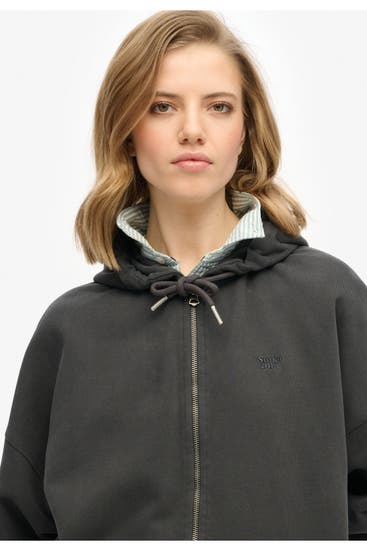 SUPERDRY - Sweatjacke anthrazit