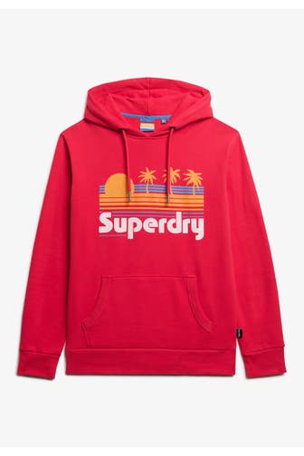 SUPERDRY Hoodie fuchsia