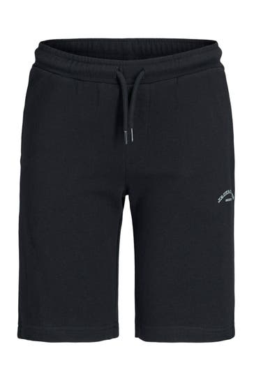 JACK & JONES Sweatshorts schwarz