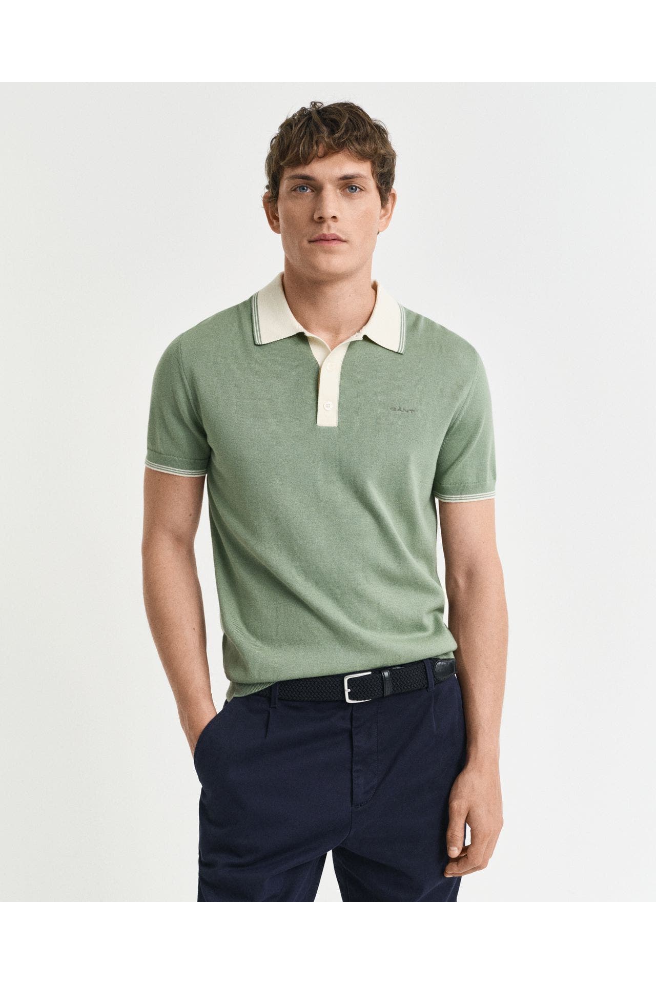 GANT Polo-Shirt graugrün, Bild 1