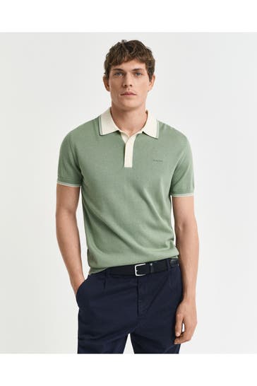 GANT Polo-Shirt graugrün
