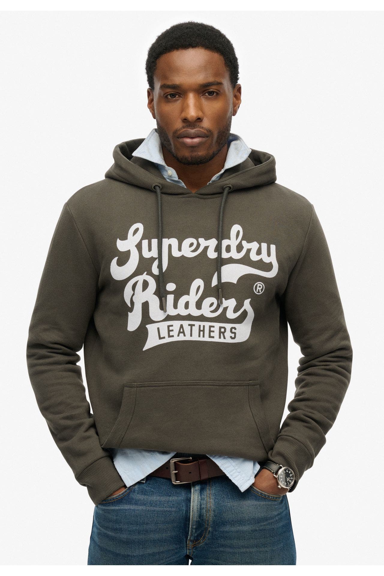 SUPERDRY Hoodie dunkelgrau, Bild 1
