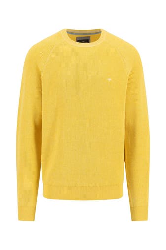 FYNCH-HATTON Strickpullover gelb