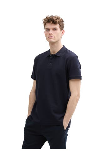 TOM TAILOR Poloshirt nachtblau