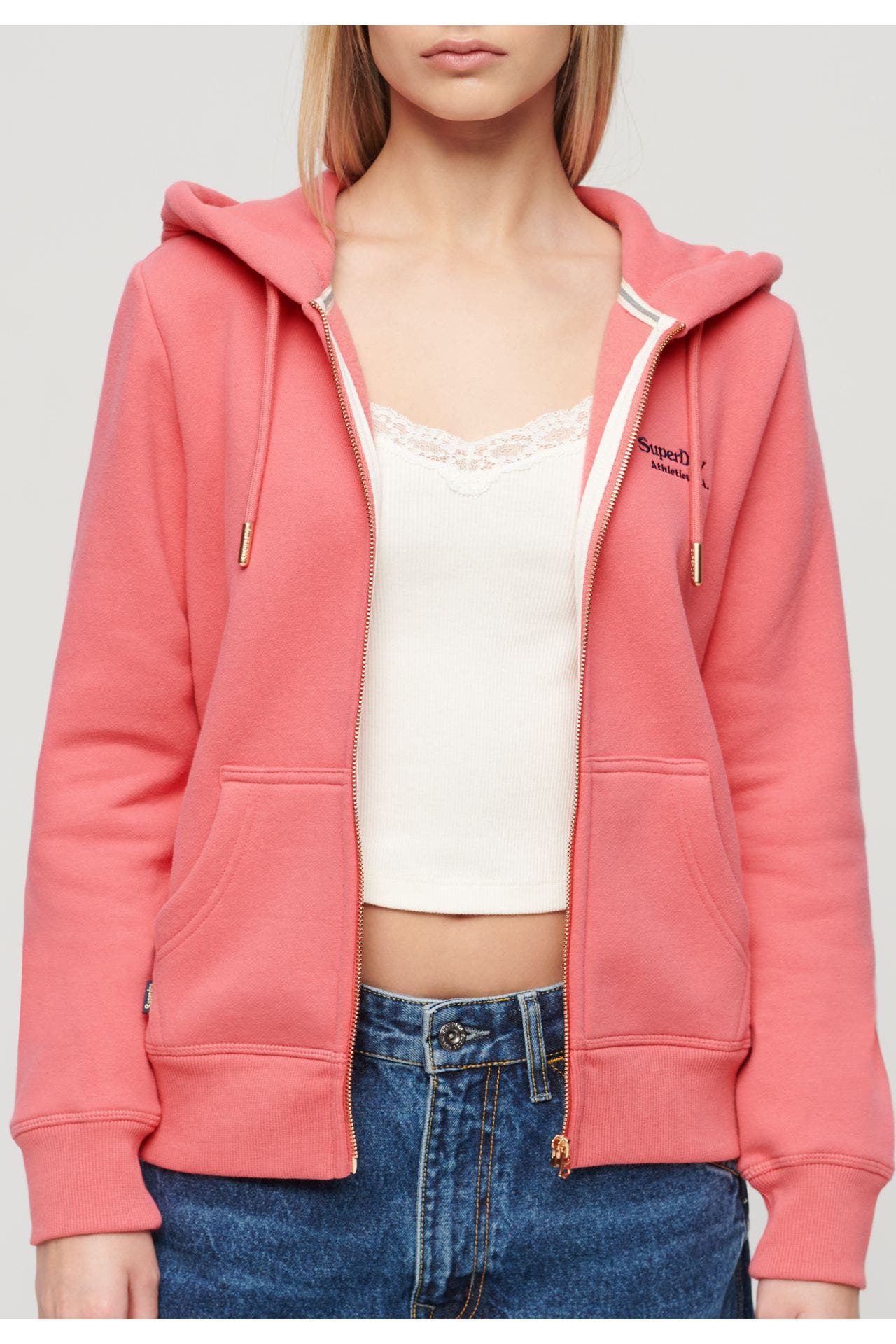 SUPERDRY Sweatjacke koralle, Bild 1