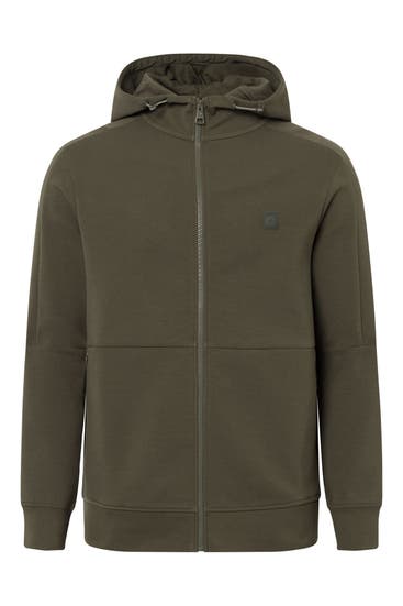 STRELLSON - Sweatjacke dunkelgrün