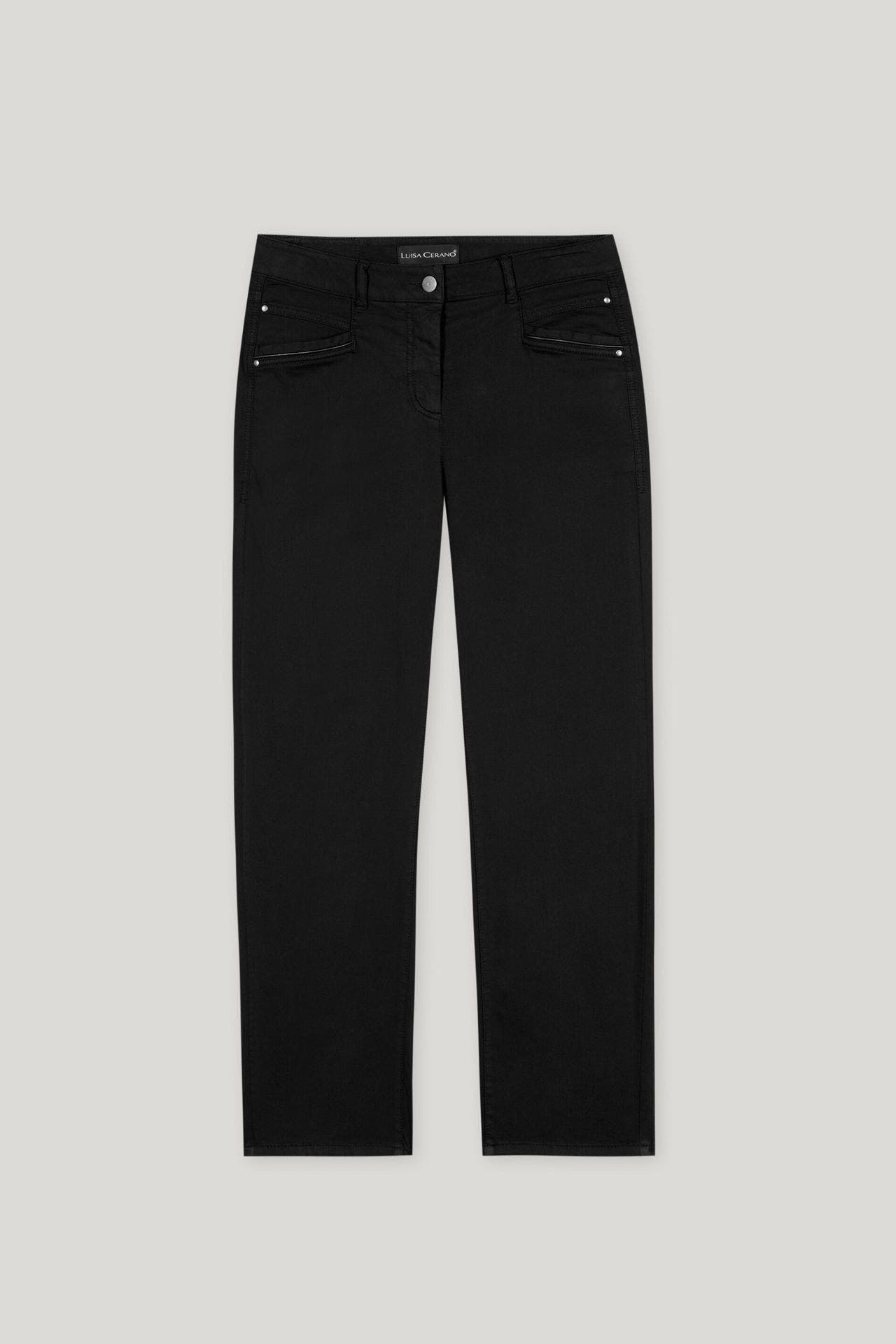 LUISA CERANO Jeans schwarz tapered, Bild 1