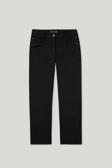 LUISA CERANO Jeans schwarz tapered
