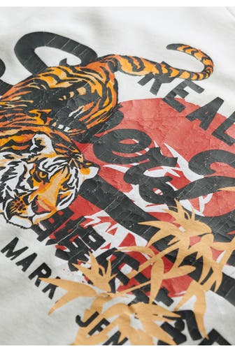 SUPERDRY T-Shirt 'Tokyo Relaxed' offwhite