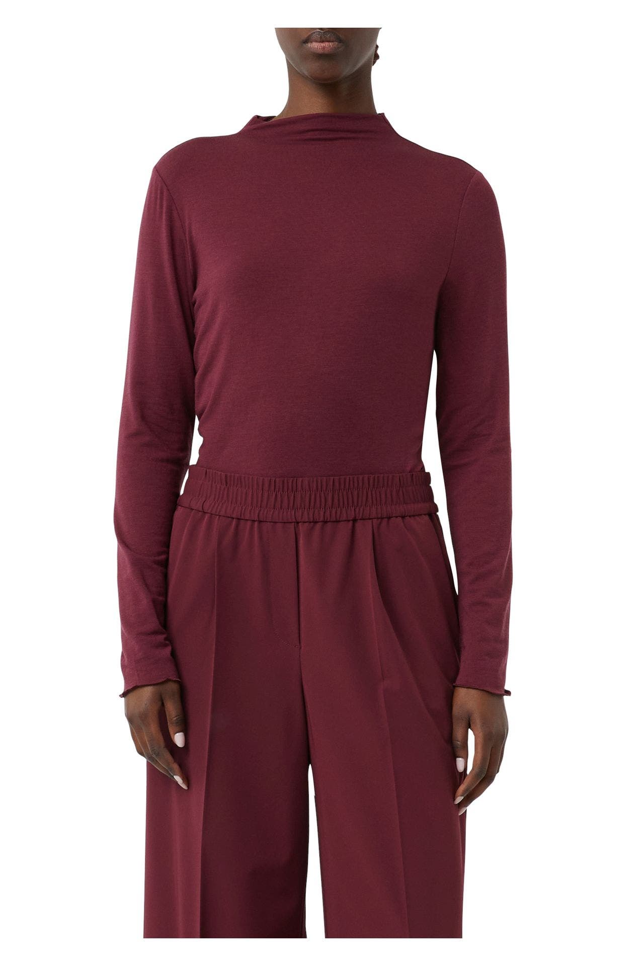 COMMA, Longsleeve burgunder, Bild 1