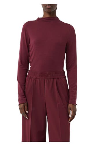 COMMA, Longsleeve burgunder