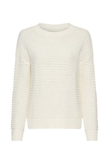 CAMEL ACTIVE Strickpullover ecru