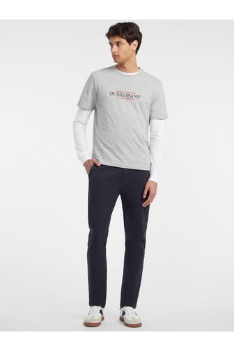 GUESS T-Shirt hellgrau