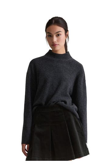 MARC O'POLO DENIM Wollmix-Pullover anthrazit