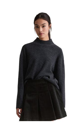 MARC O'POLO DENIM Wollmix-Pullover anthrazit