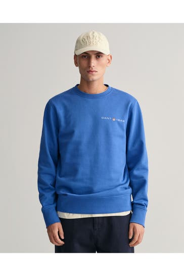 GANT Sweatshirt azurblau
