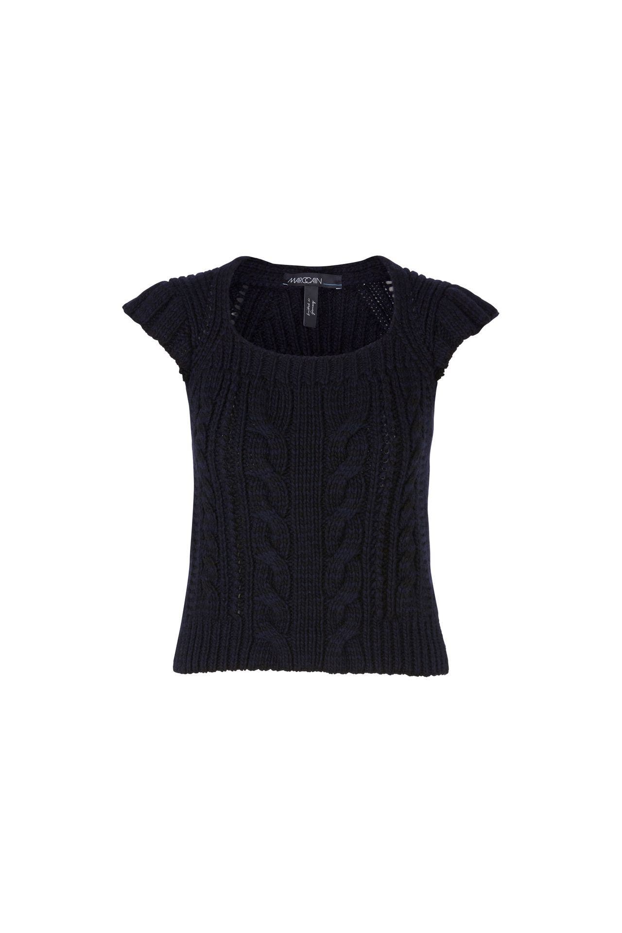 MARC CAIN Stricktop schwarzblau, Bild 1