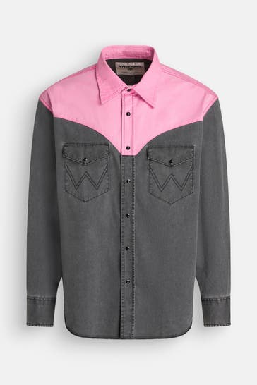 GANT Jeanshemd zweifarbig Relaxed Fit