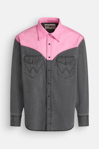 GANT Jeanshemd zweifarbig Relaxed Fit