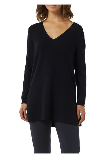 COMMA, Strickpullover dunkelblau