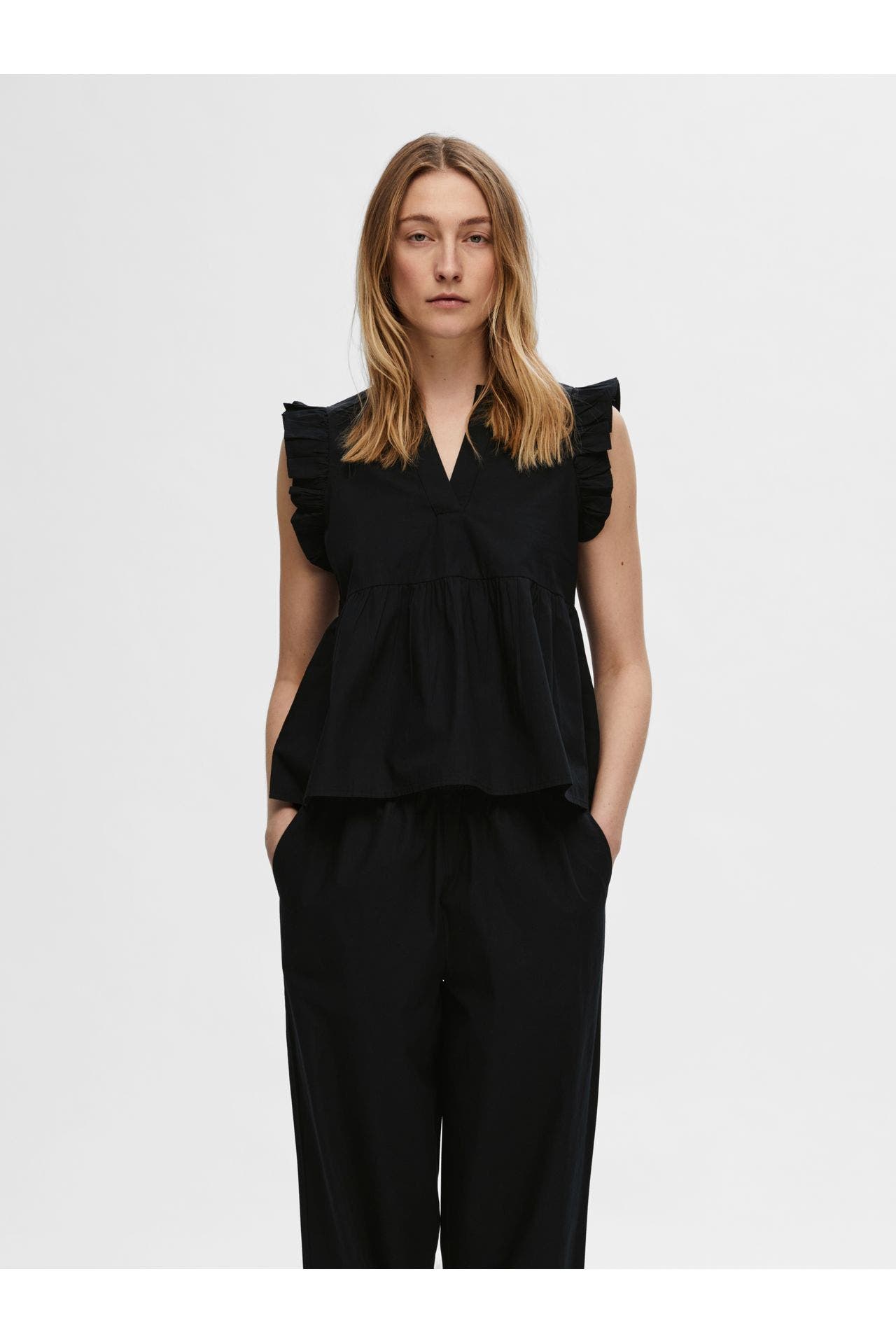 SELECTED Top schwarz, Bild 1