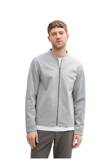 TOM TAILOR Blouson hellgrau