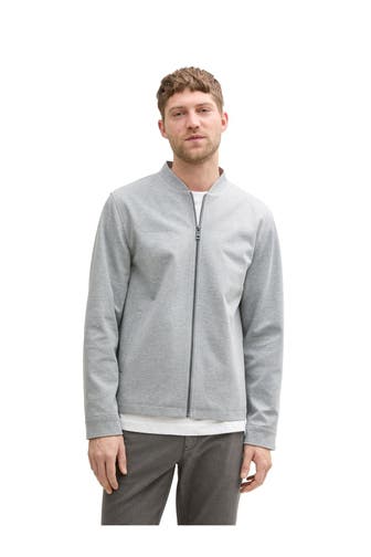 TOM TAILOR Blouson hellgrau