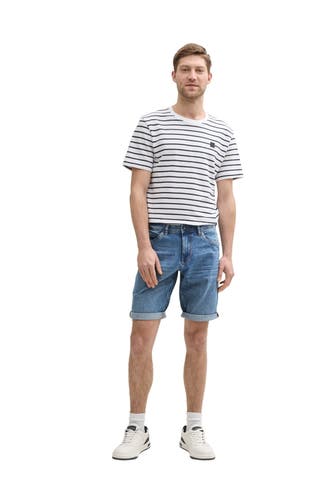 TOM TAILOR Jeansshorts dunkelblau