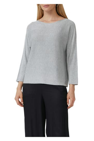 S.OLIVER BLACK LABEL Strickpullover grau