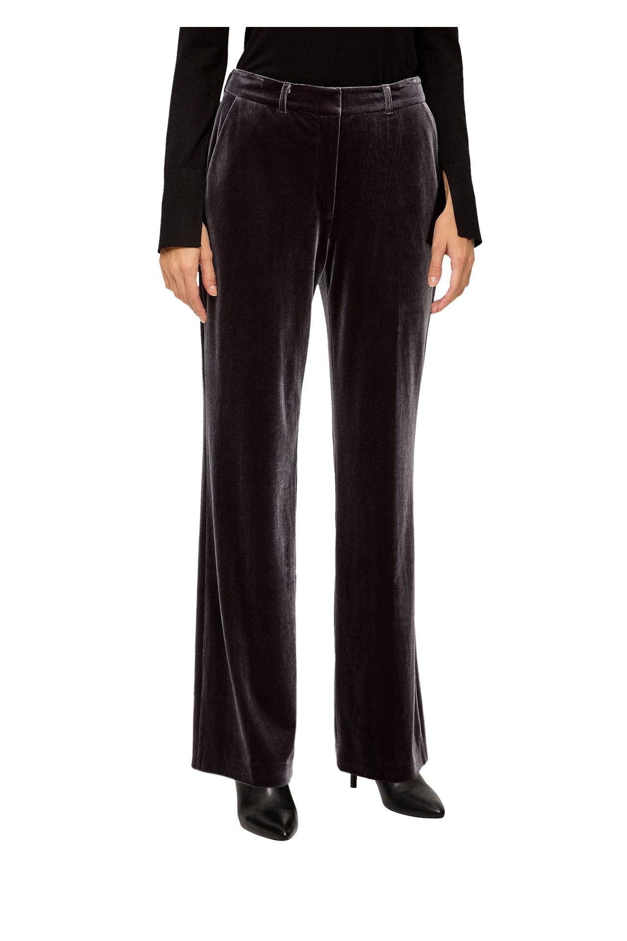 S.OLIVER BLACK LABEL Samthose graublau, Bild 1