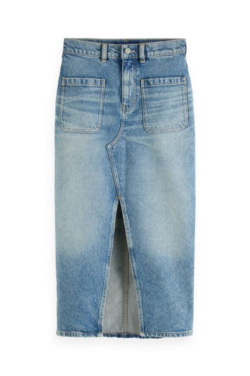 SCOTCH & SODA Jeansrock blau