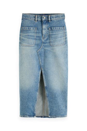SCOTCH & SODA Jeansrock blau