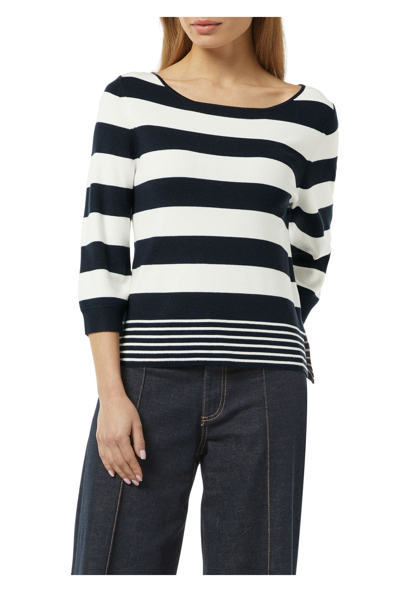 COMMA, Strickpullover gestreift, Bild 1