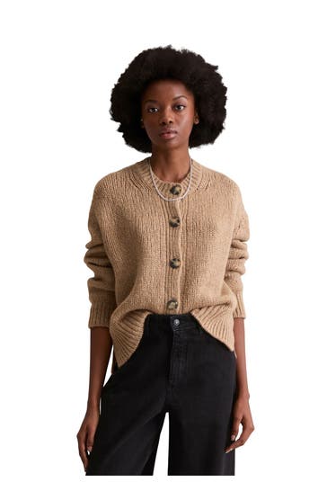 MARC O'POLO DENIM Wollmix-Cardigan camel