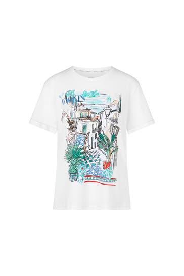 MARC CAIN T-Shirt weiß