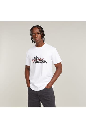 G-STAR T-Shirt weiß