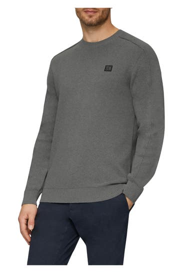 S.OLIVER Strickpullover grau