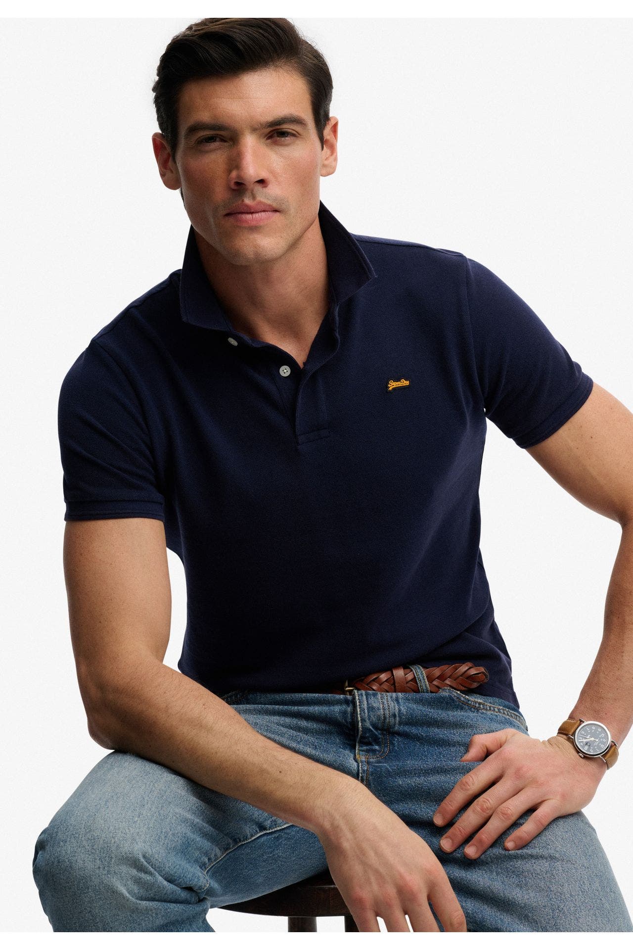 SUPERDRY Polo-Shirt nachtblau, Bild 1