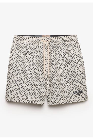 SUPERDRY - Badeshorts gemustert