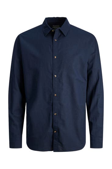 JACK & JONES - Casual-Hemd 'JJesummer' dunkelblau