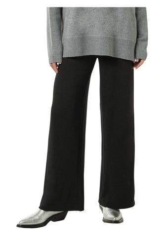 COMMA, Feinstrickhose schwarz