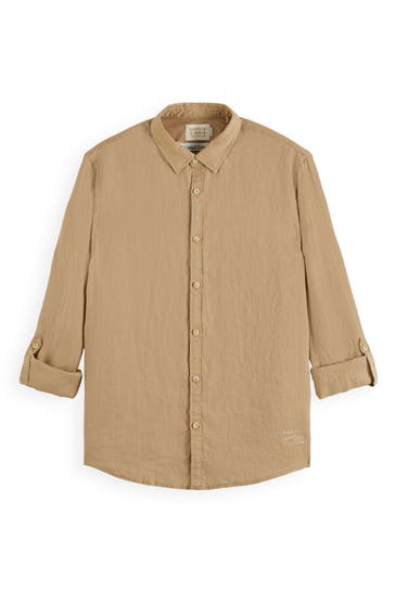 SCOTCH & SODA Leinenhemd Regular Fit
