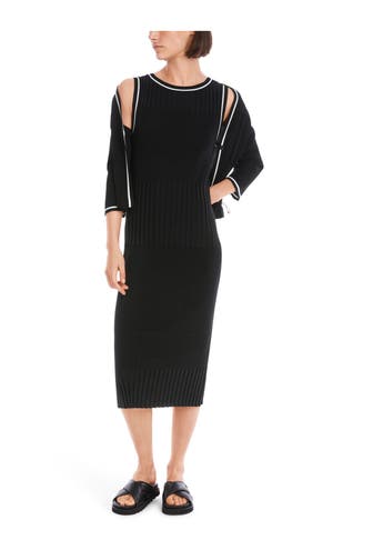 MARC CAIN Strick-Kleid schwarz