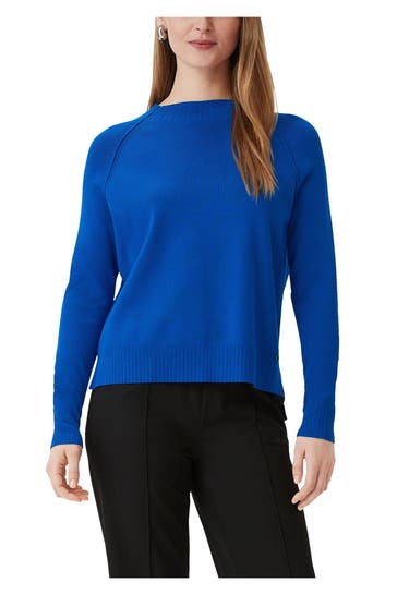 COMMA, Strickpullover königsblau