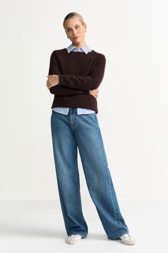 RICH & ROYAL Strickpullover dunkelbraun