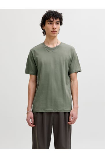 JACK & JONES T-Shirt graugrün