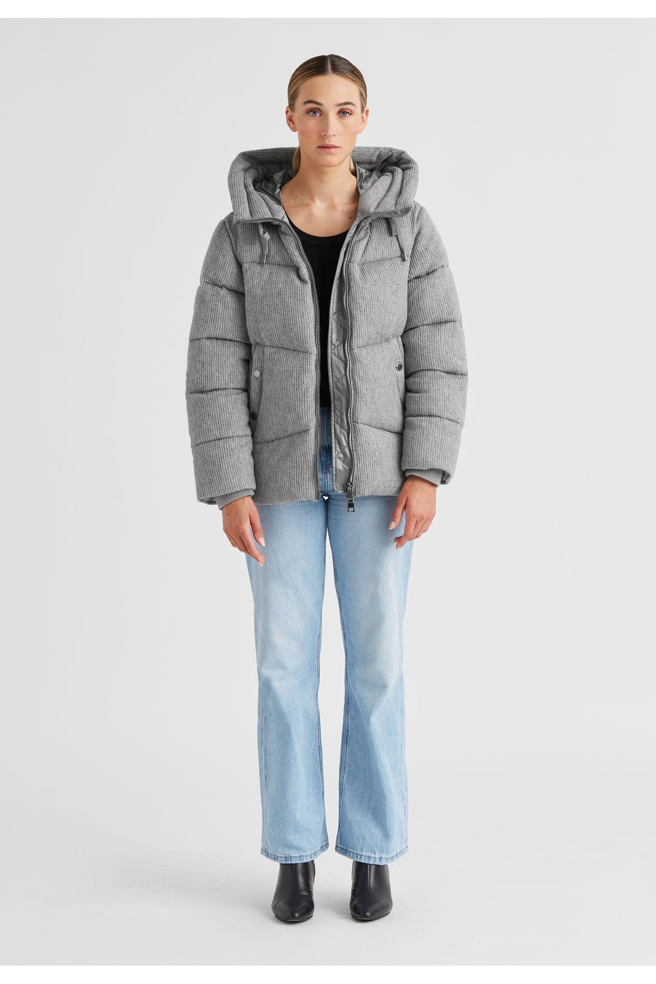 MILESTONE Steppjacke 'Halima' grau, Bild 1
