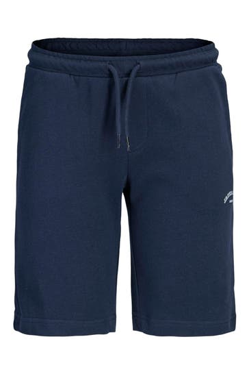 JACK & JONES Sweatshorts dunkelblau