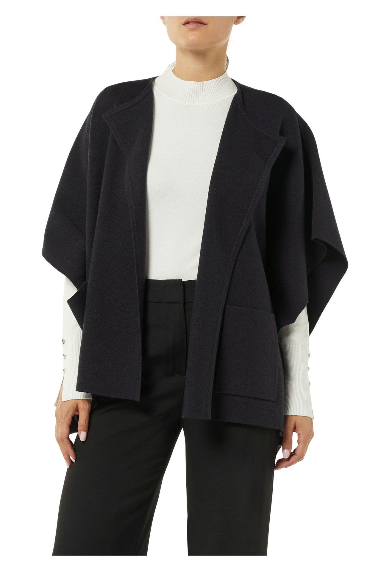 COMMA, Poncho dunkelblau, Bild 1