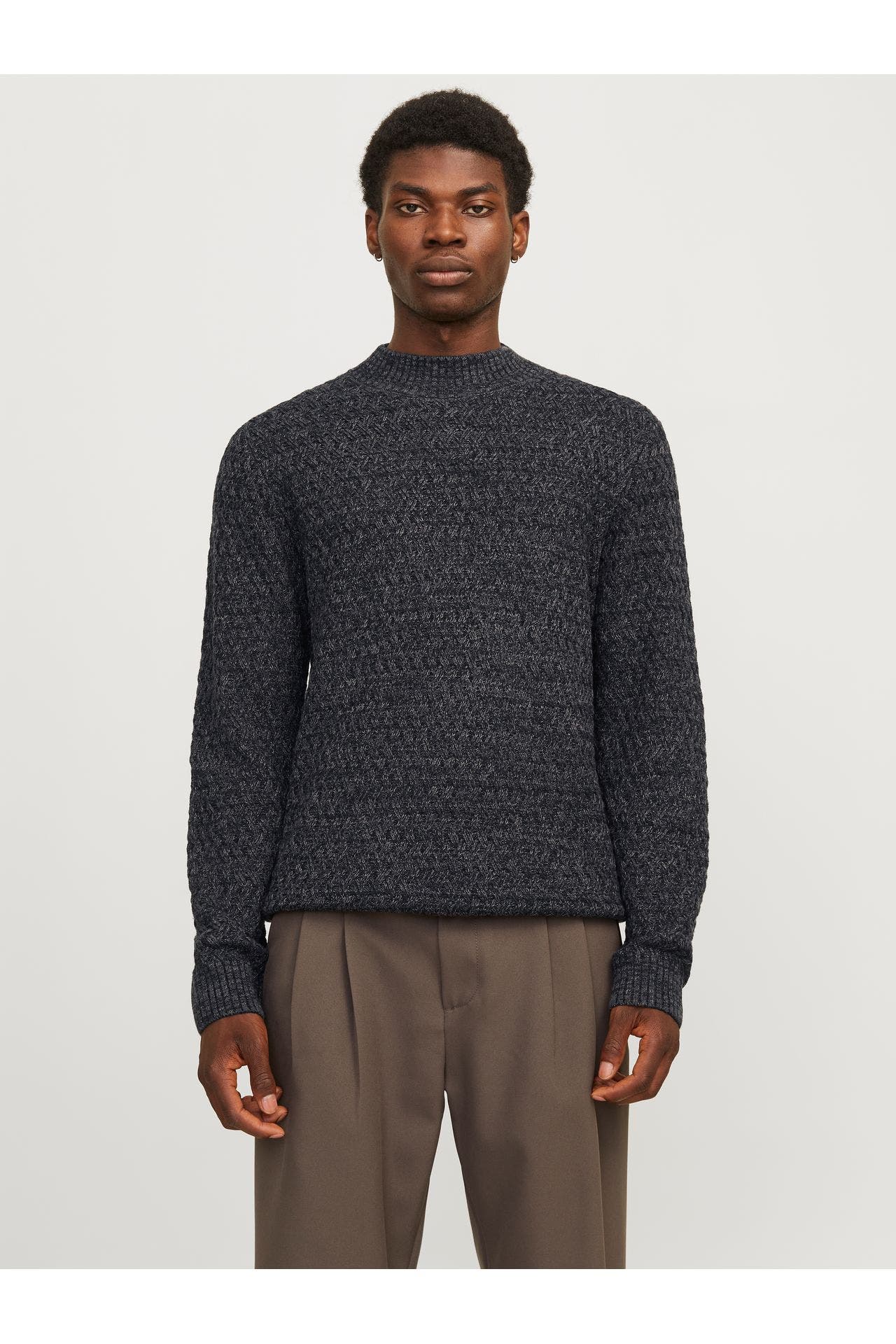 JACK & JONES Strickpullover dunkelgrau, Bild 1